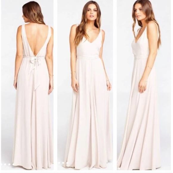Show Me Your MuMu Womens 3X Jenn Maxi Dress Show Me The Ring Crisp - Picture 1 of 13